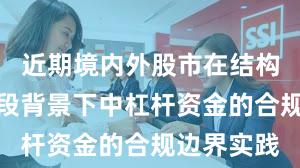 近期境内外股市在结构性行情阶段背景下中杠杆资金的合规边界实践