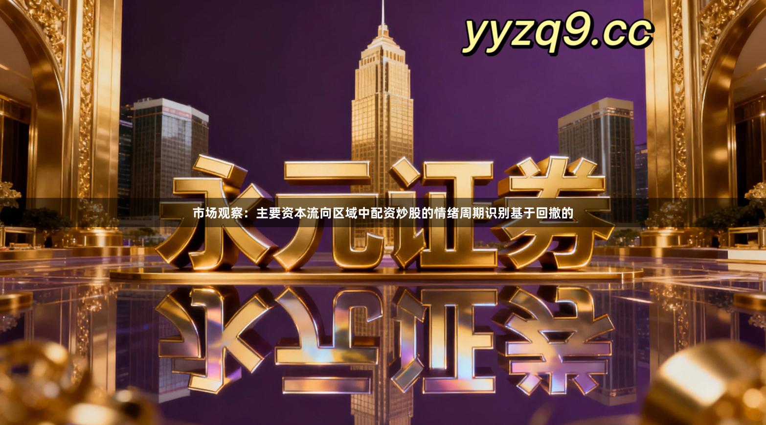 市场观察：主要资本流向区域中配资炒股的情绪周期识别基于回撤的